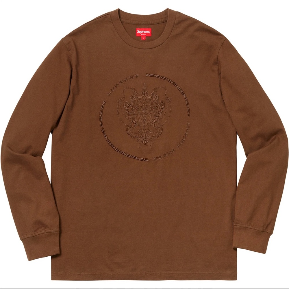 Supreme Crest Long Sleeve Shirt
